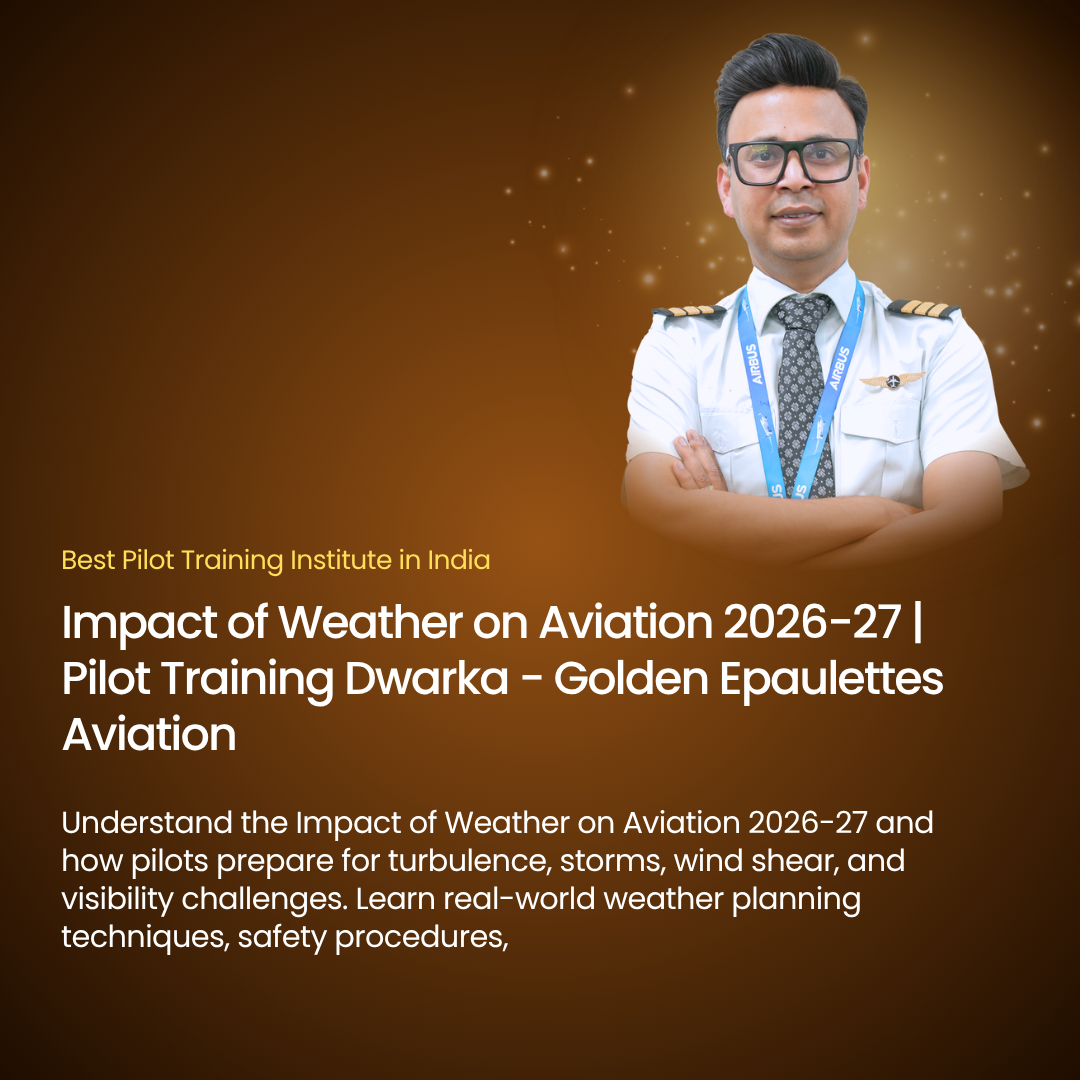 Impact of Weather on Aviation 2026-27 | Pilot Training Dwarka - Golden Epaulettes Aviation